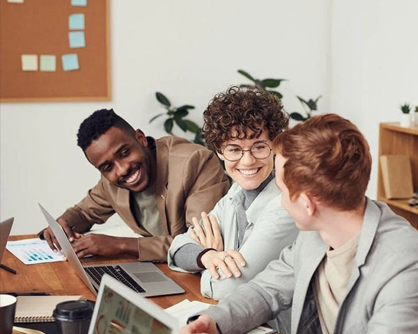 Image of people talking